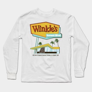 Winkies Restaurant / Mulholland Drive Long Sleeve T-Shirt